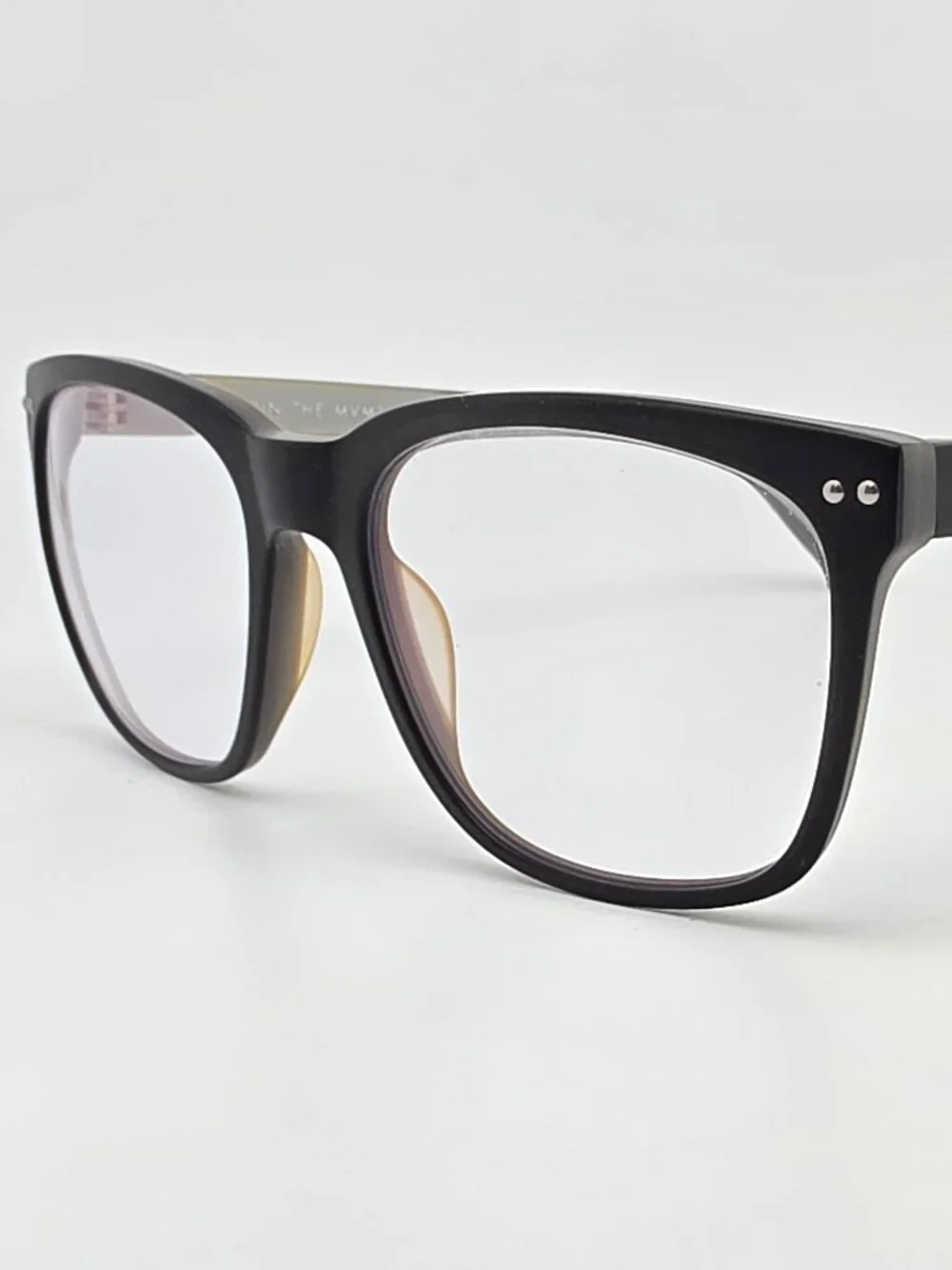 MVMT Ritual AAAM-Blue Matte Black on Matte Silver Blue Light Filtering Glasses